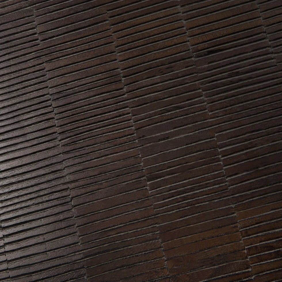 Stolik kawowy Grooves 170 cm tekowy czarny Ethnicraft