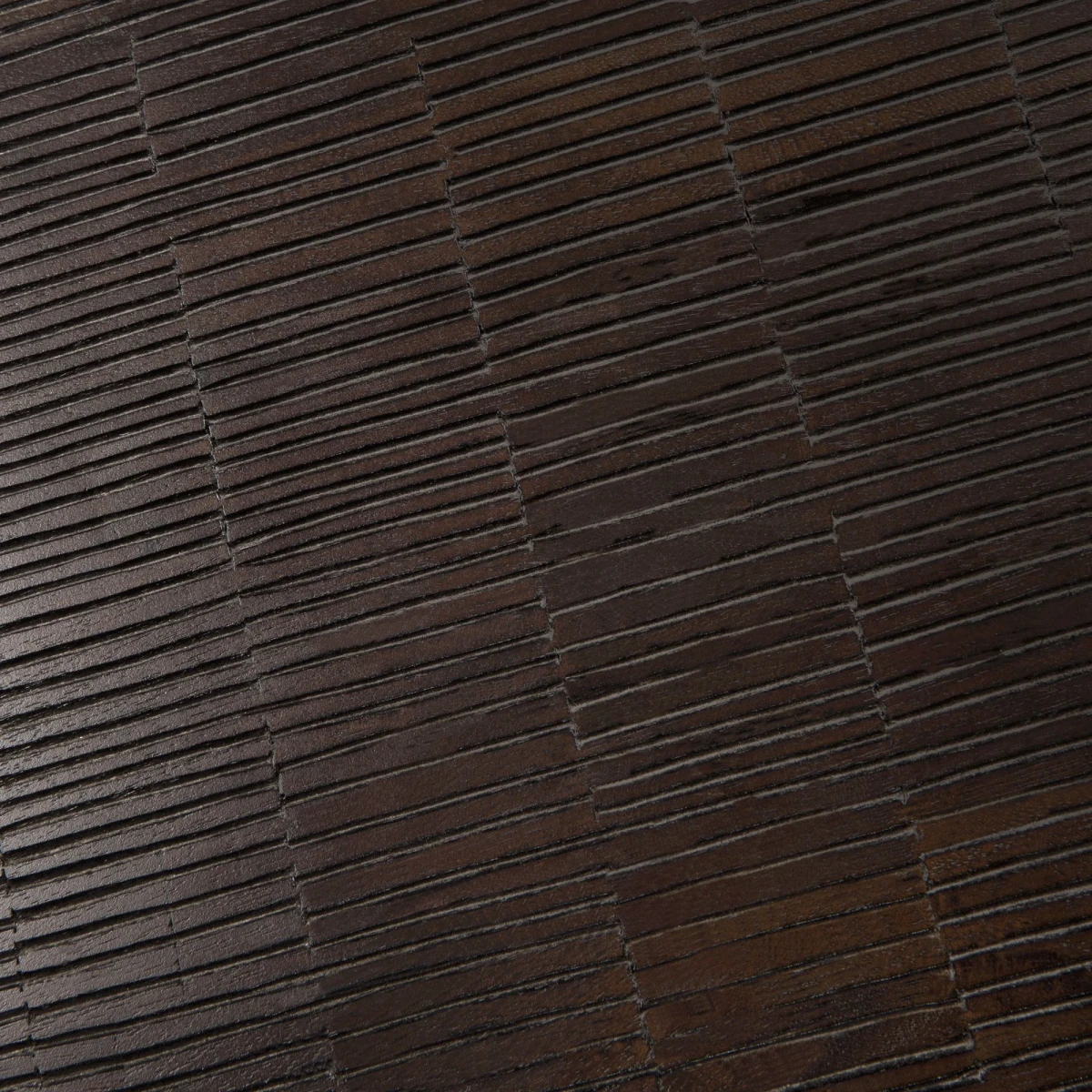 Stolik kawowy Grooves 170 cm tekowy czarny Ethnicraft