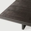 Stolik kawowy Grooves 170 cm tekowy czarny Ethnicraft