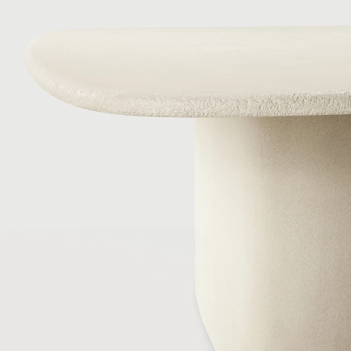 Stół Elements Pebble mikrocement Ethnicraft