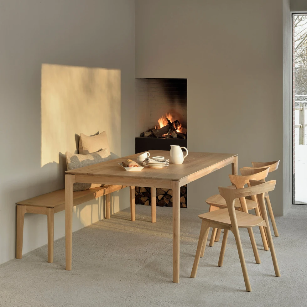 Stół Bok dębowy lakierowany 200x95cm Ethnicraft