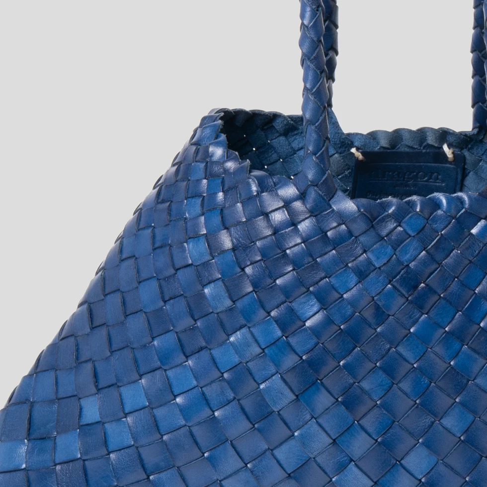 Torba Santa Croce Small Navy Dragon Diffusion