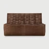 Sofa dwuosobowa N701 Chestnut Leather Ethnicraft