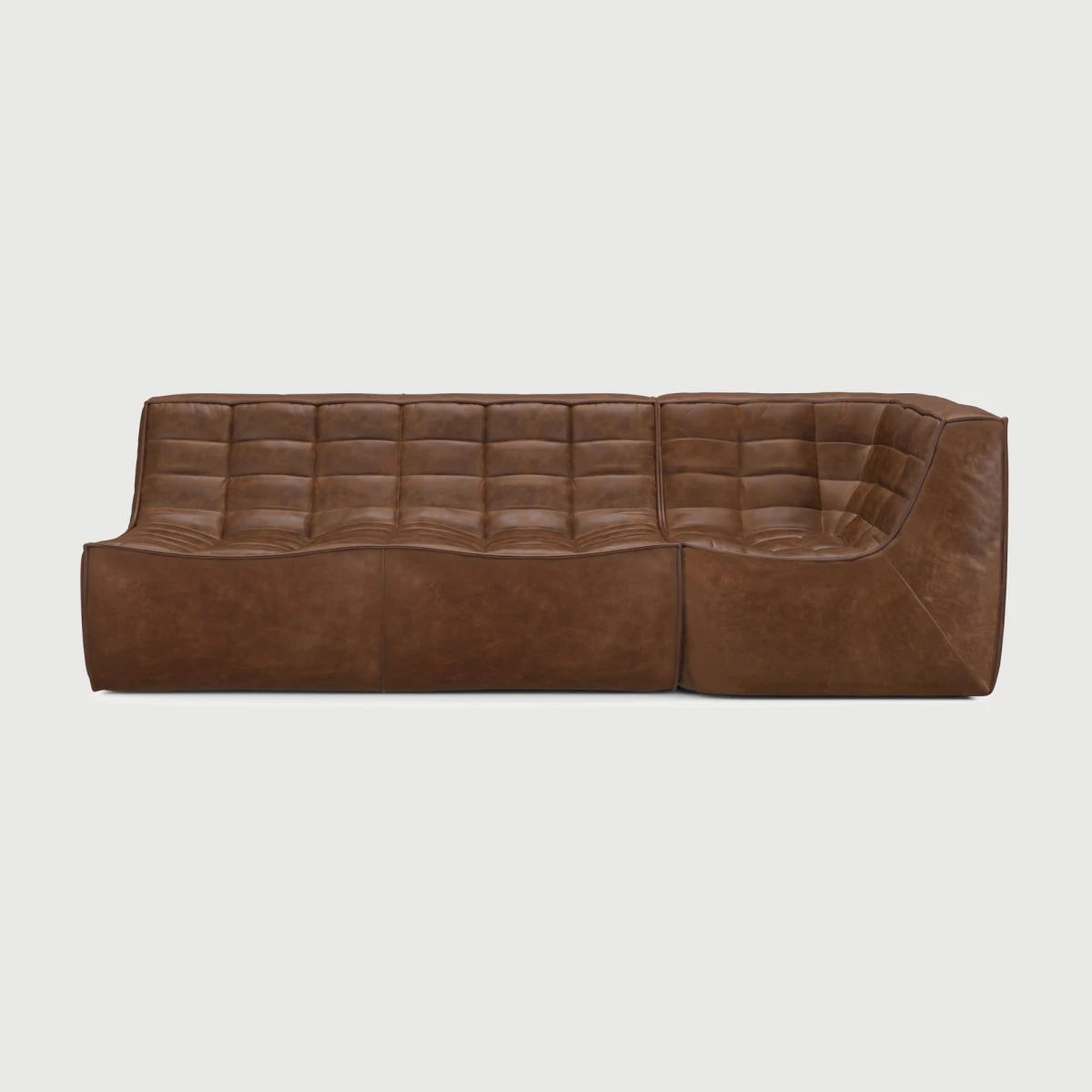 Sofa dwuosobowa N701 Chestnut Leather Ethnicraft