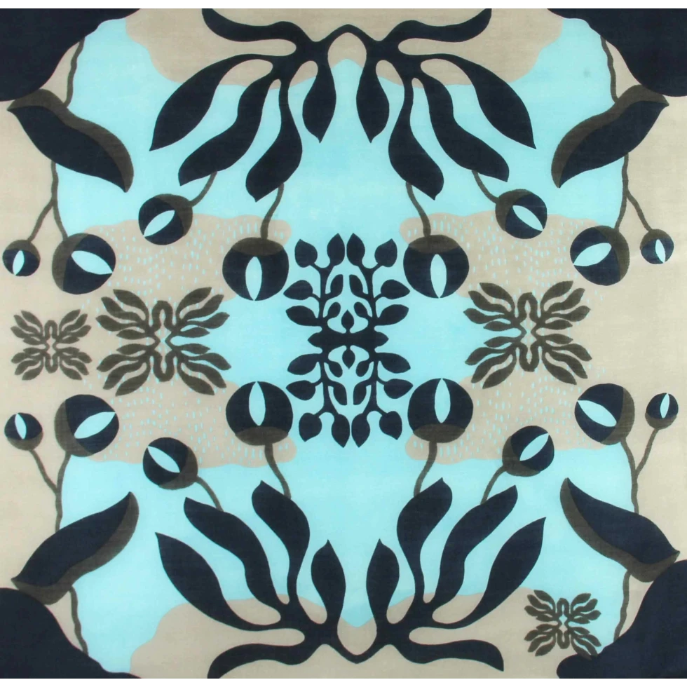 Apaszka wełniana Abysse Bleu Les Belles Vagabondes