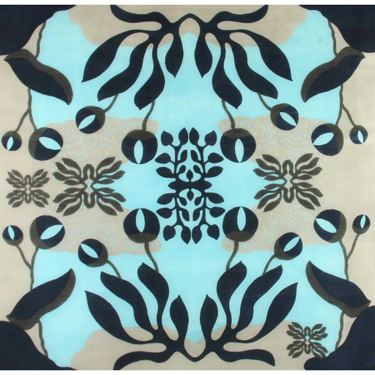 Apaszka wełniana Abysse Bleu Les Belles Vagabondes