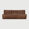 Sofa trzyosobowa N701 Chestnut Leather Ethnicraft