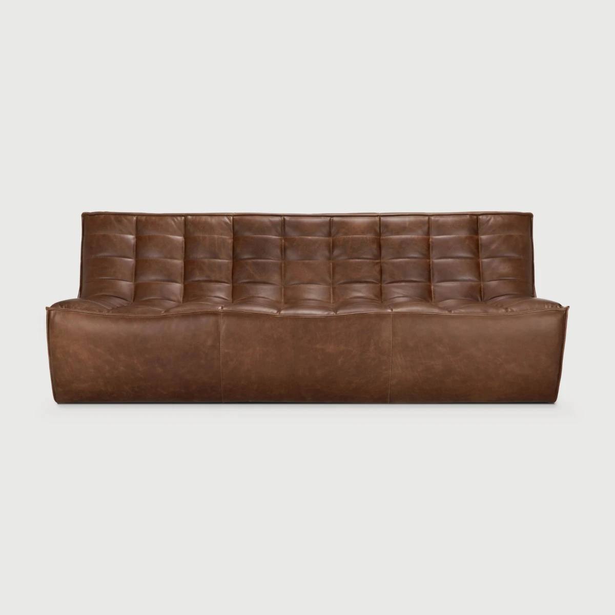 Sofa trzyosobowa N701 Chestnut Leather Ethnicraft