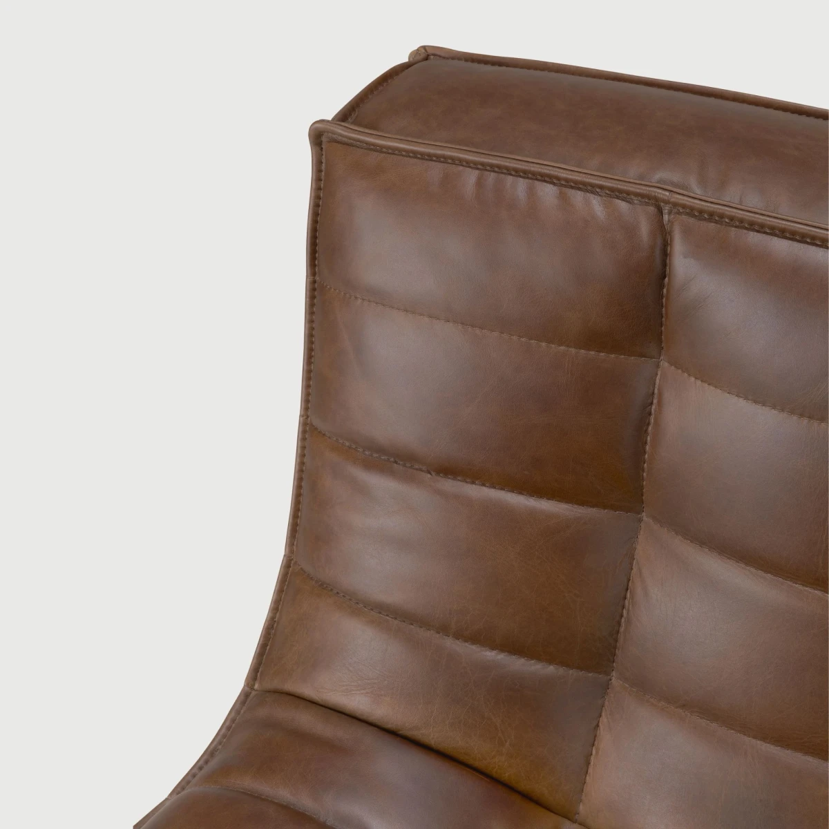 Sofa trzyosobowa N701 Chestnut Leather Ethnicraft