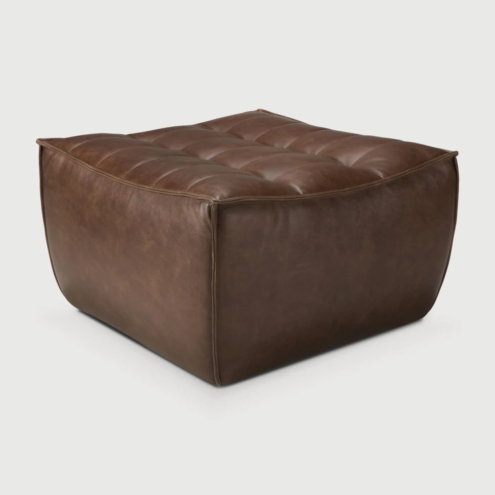 Podnóżek N701 Chestnut Leather Ethnicraft