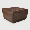 Podnóżek N701 Chestnut Leather Ethnicraft
