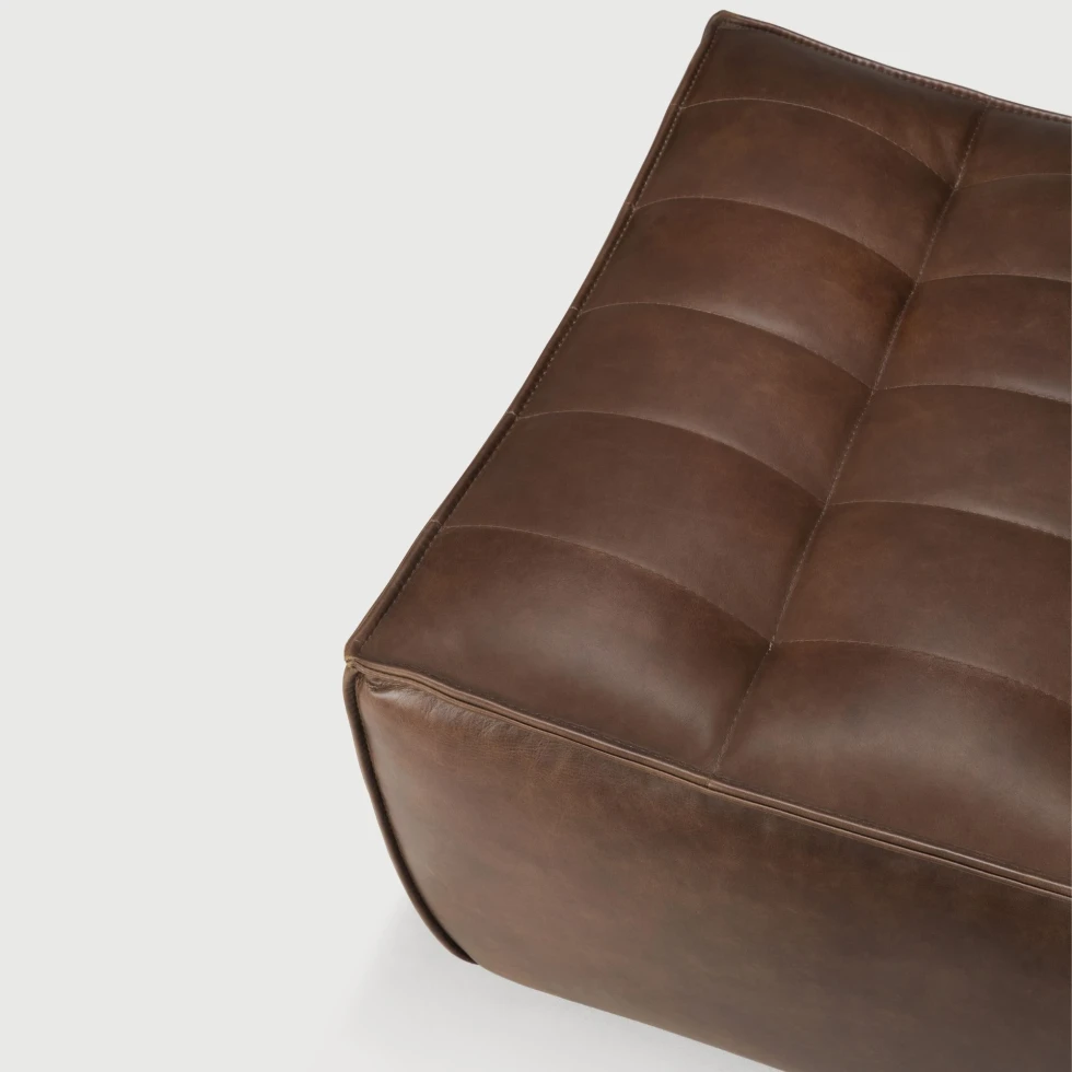 Podnóżek N701 Chestnut Leather Ethnicraft