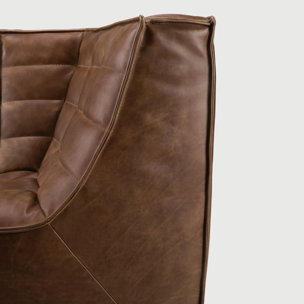 Moduł narożny sofa N701 Chestnut Leather Ethnicraft