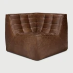 Moduł narożny sofa N701 Chestnut Leather Ethnicraft