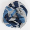 Szal wełniany Gardenia Bleu Blue Les Belles Vagabondes