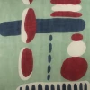 Szal wełniany Cairn Bordeaux XL Les Belles Vagabondes