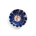 Miska La Pittura Bowl Deep Blue Flower HAY