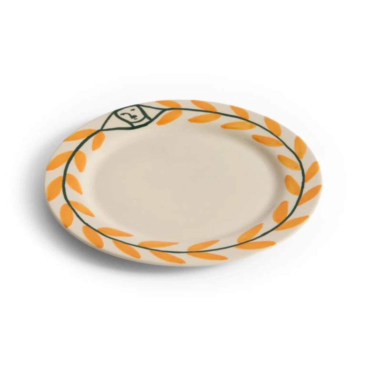 Talerz La Pittura Plate Golden Leaf HAY