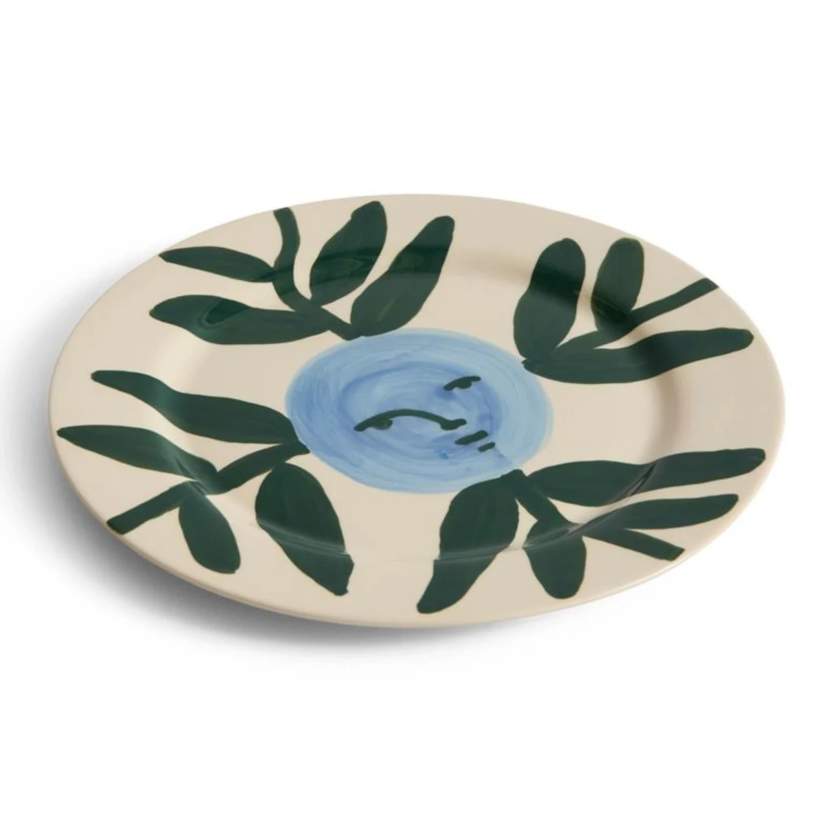 Talerz La Pittura Plate Moon Face Vine HAY