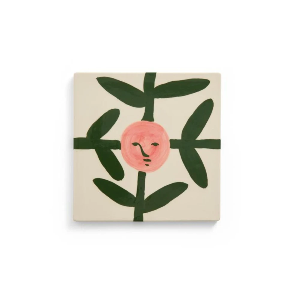 Kafelek La Pittura Trivet Blush Face Vine HAY