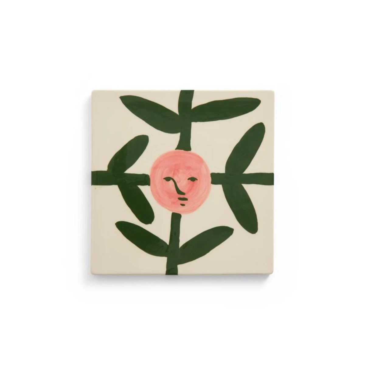 Kafelek La Pittura Trivet Blush Face Vine HAY