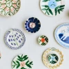 Miska La Pittura Bowl Deep Blue Flower HAY
