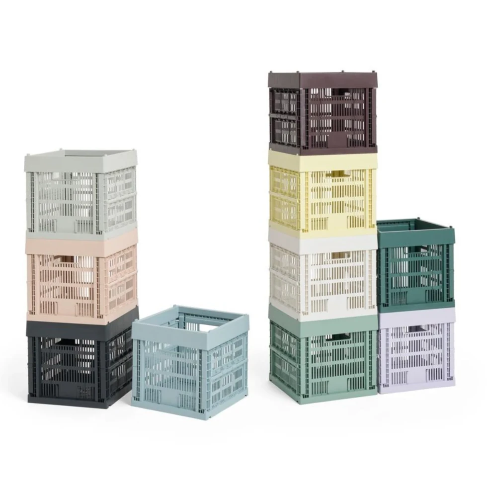 Skrzynka Colour Crate Cube Dark Green HAY