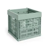 Skrzynka Colour Crate Cube Sage green HAY