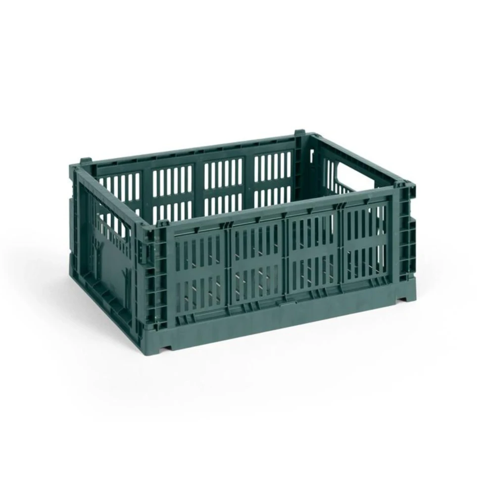 Skrzynka M Dark Green Colour Crate HAY