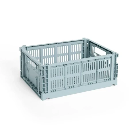 Skrzynka M Dusty Blue Colour Crate HAY