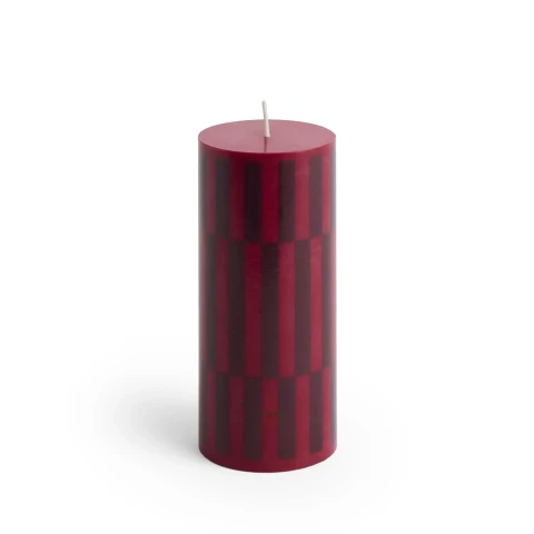 Świeca Column Candle S Wine and bordeaux HAY
