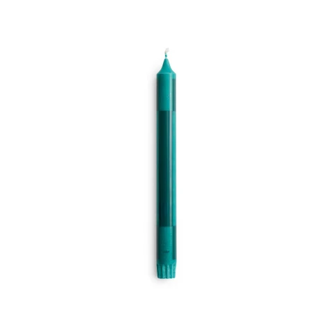 Świeca Pattern Candle Green and dark green HAY
