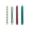 Świeca Pattern Candle Green and dark green HAY