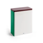 Pojemnik Tin Container XL Off White, burgundy and green HAY