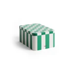 Pojemnik Tin Container S Green and off white HAY