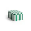 Pojemnik Tin Container S Green and off white HAY