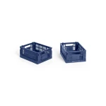 Zestaw 2 skrzynek Mini Dark Blue HAY