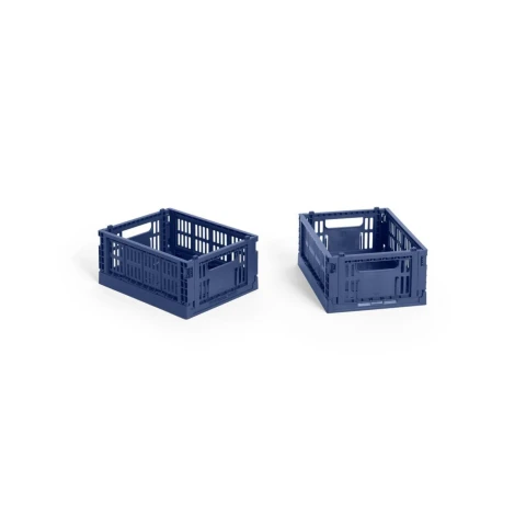 Zestaw 2 skrzynek Mini Dark Blue HAY