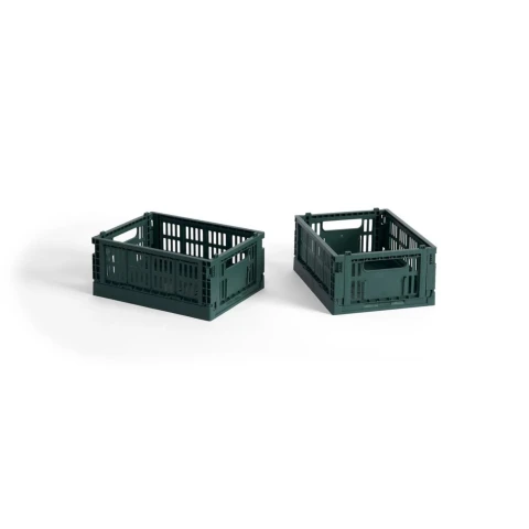 Zestaw 2 skrzynek Mini Dark Green HAY