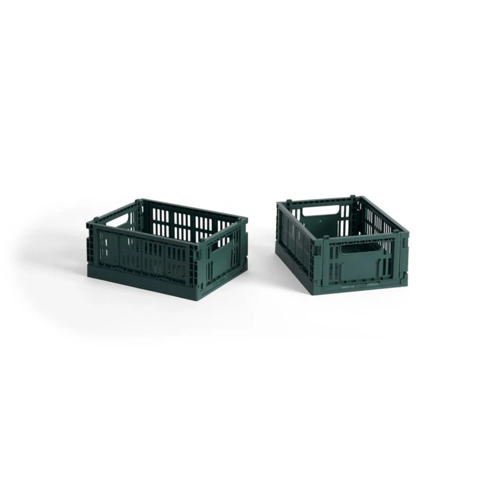 Zestaw 2 skrzynek Mini Dark Green HAY
