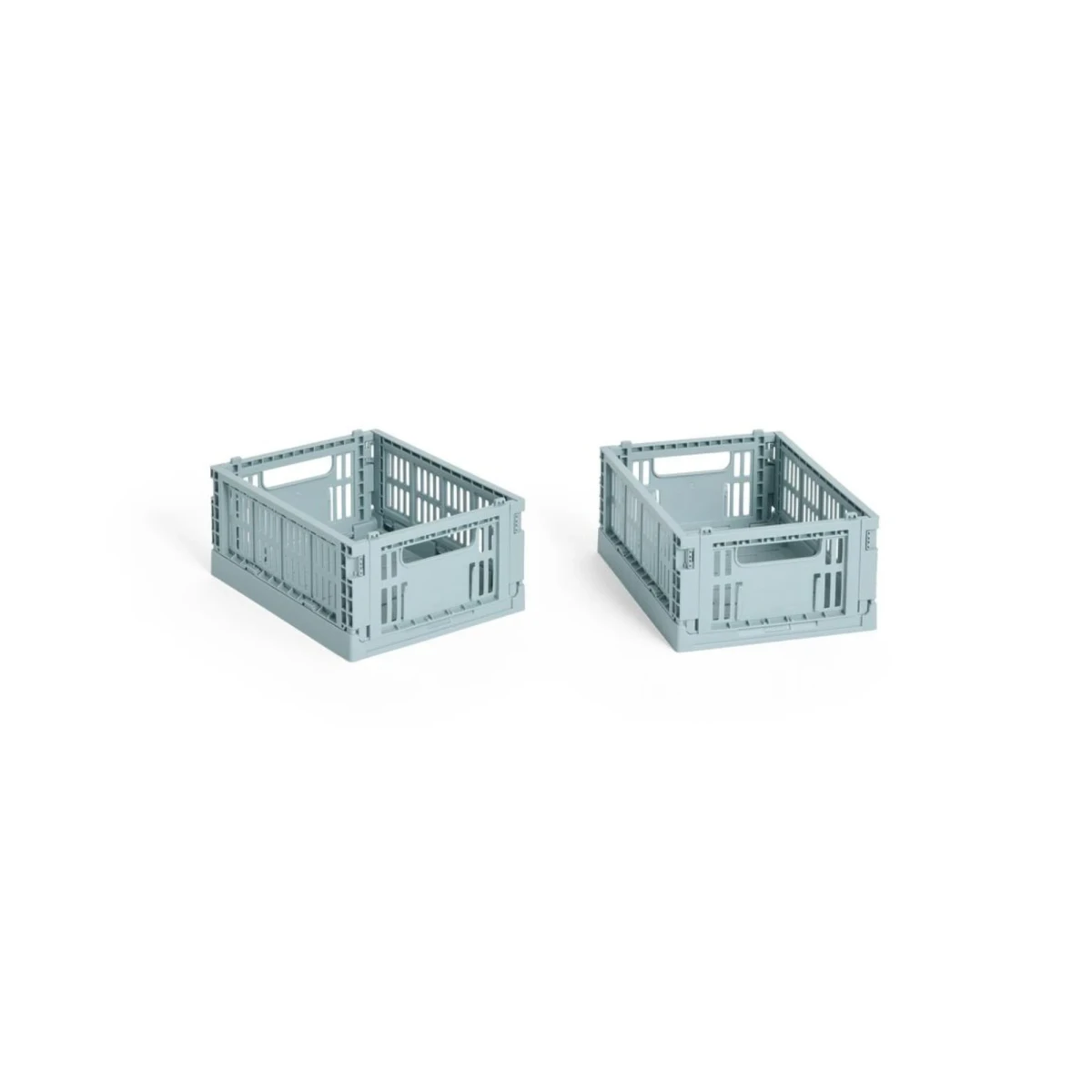 Zestaw 2 skrzynek Mini Dusty Blue HAY