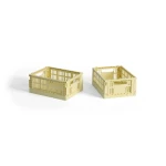 Zestaw 2 skrzynek Mini Light Yellow HAY