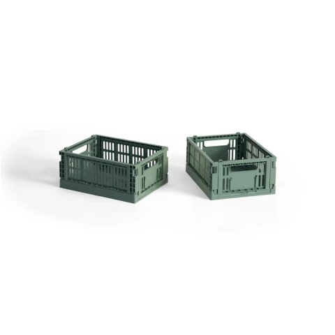 Zestaw 2 skrzynek Mini Sage Green HAY