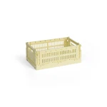 Skrzynka S Light Yellow Colour Crate HAY