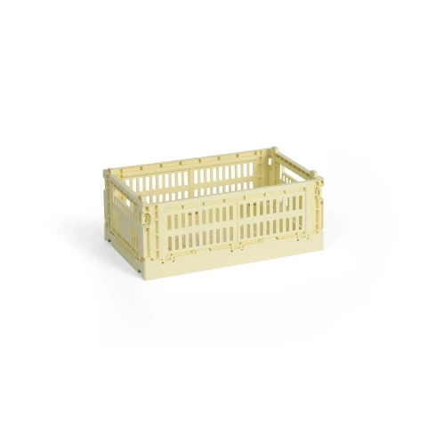Skrzynka S Light Yellow Colour Crate HAY