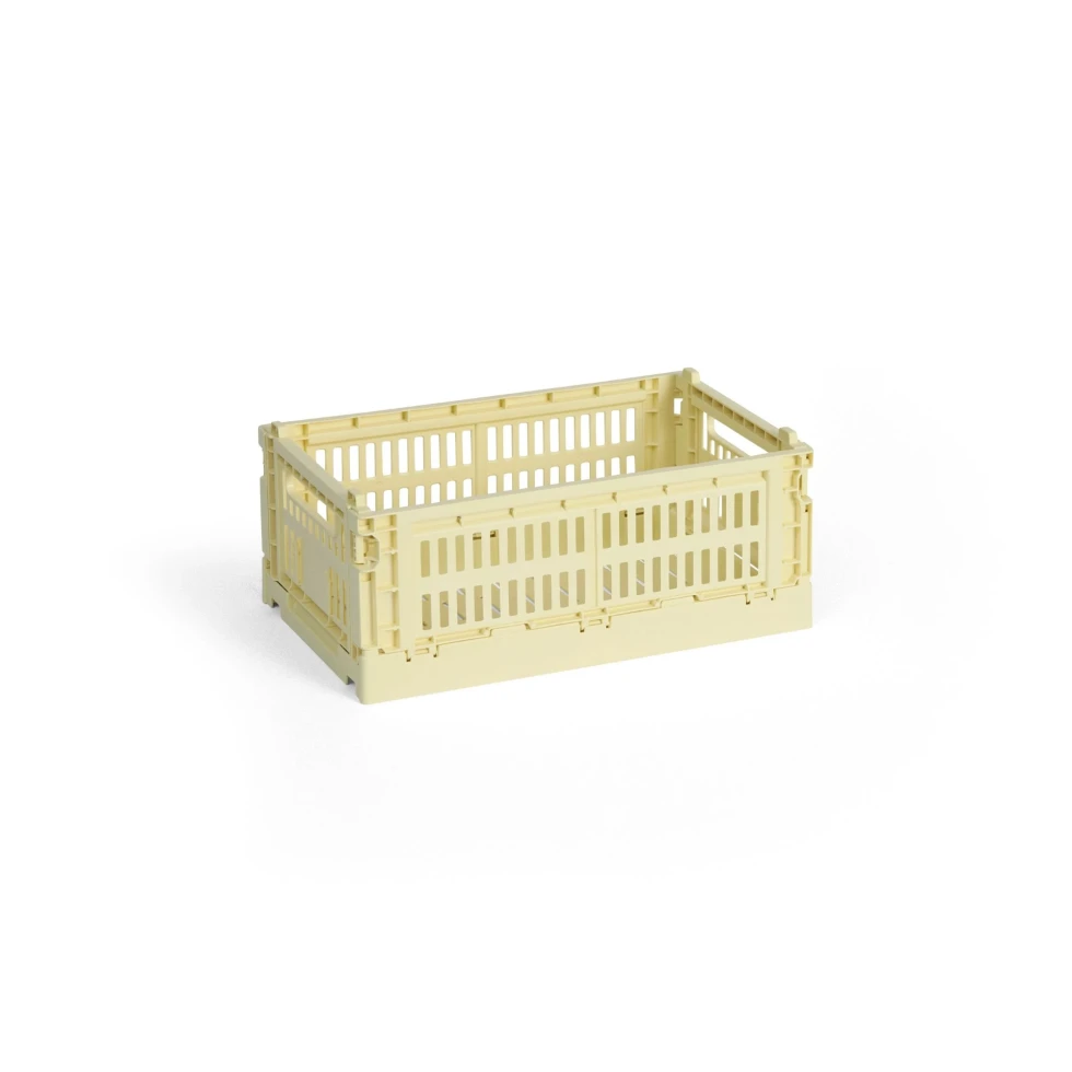 Skrzynka S Light Yellow Colour Crate HAY