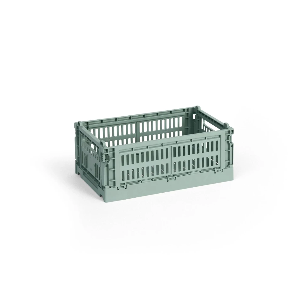Skrzynka S Sage Green Colour Crate HAY