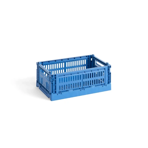 Skrzynka S Electric Blue Colour Crate HAY