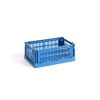 Skrzynka S Electric Blue Colour Crate HAY