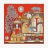 Szal kwadrat 100 Nicolas Red Inoui Editions